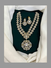 White Stone Victorian Necklace - VN0037